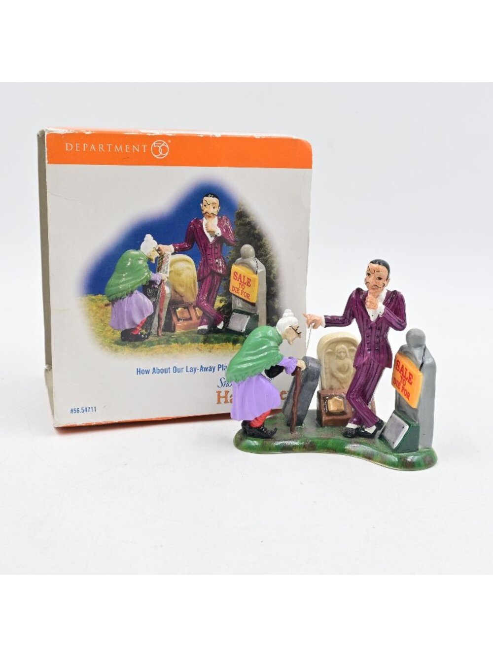 Department 56 Halloween Snow Village How About Our Lay-Away Plan 54711 Figure